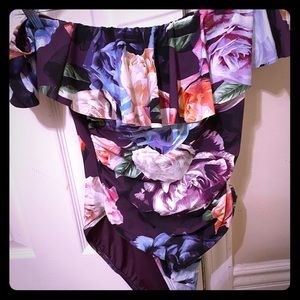 La Blanca one piece suit. Size 10